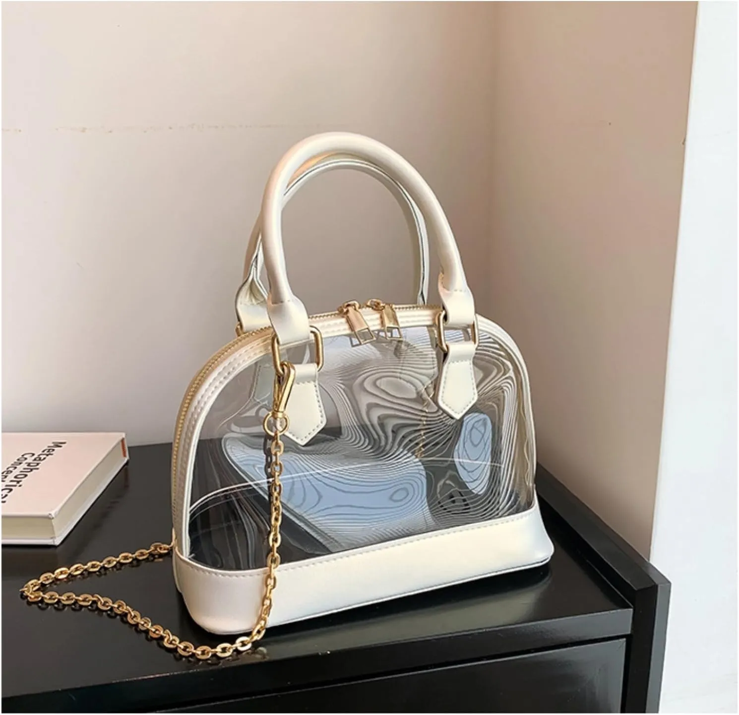 Clear Purse Stadium Approved Clear Crossbody Bag Shoulder Bag Women Handbag Purses Concerts Sports Events Festivals