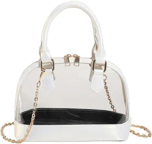 Clear Purse Stadium Approved Clear Crossbody Bag Shoulder Bag Women Handbag Purses Concerts Sports Events Festivals