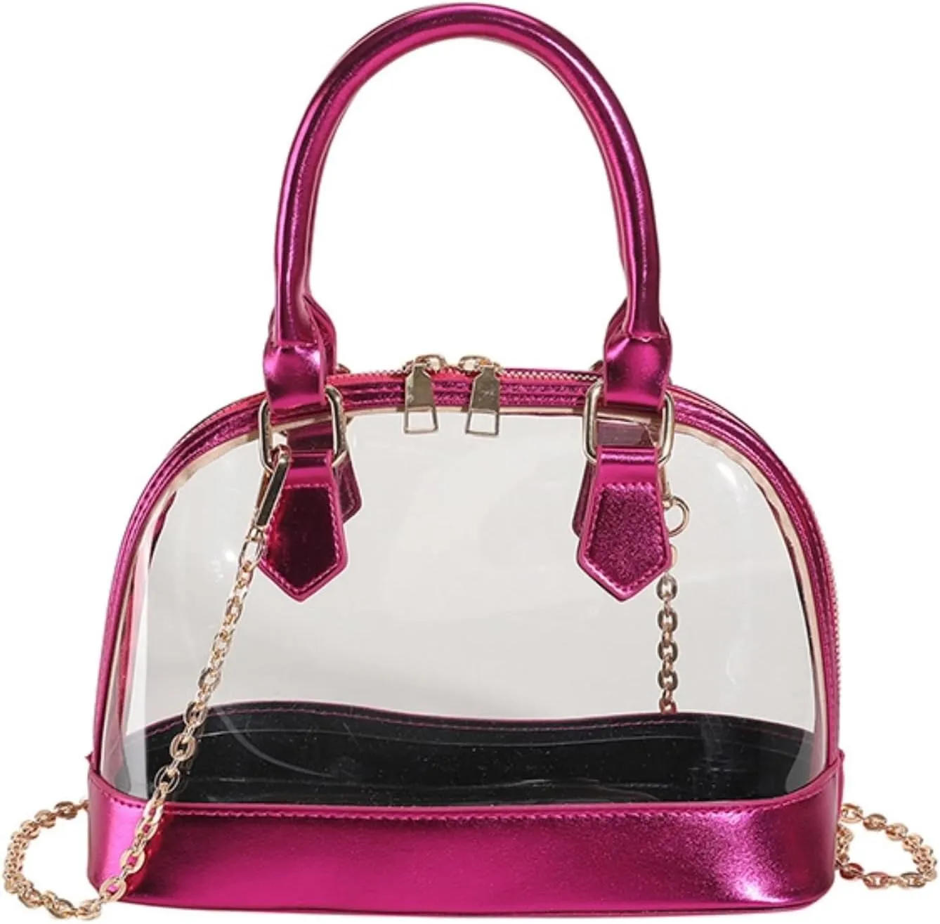 Clear Purse Stadium Approved Clear Crossbody Bag Shoulder Bag Women Handbag Purses Concerts Sports Events Festivals