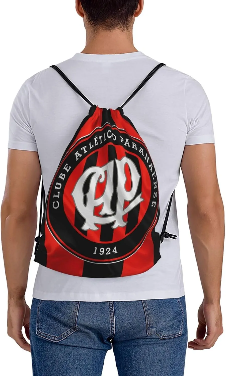 Clube Atlético Paranaense Unisex Adult Shoulders Bag Backpack Drawstring Bag for Shopping Swim Camp