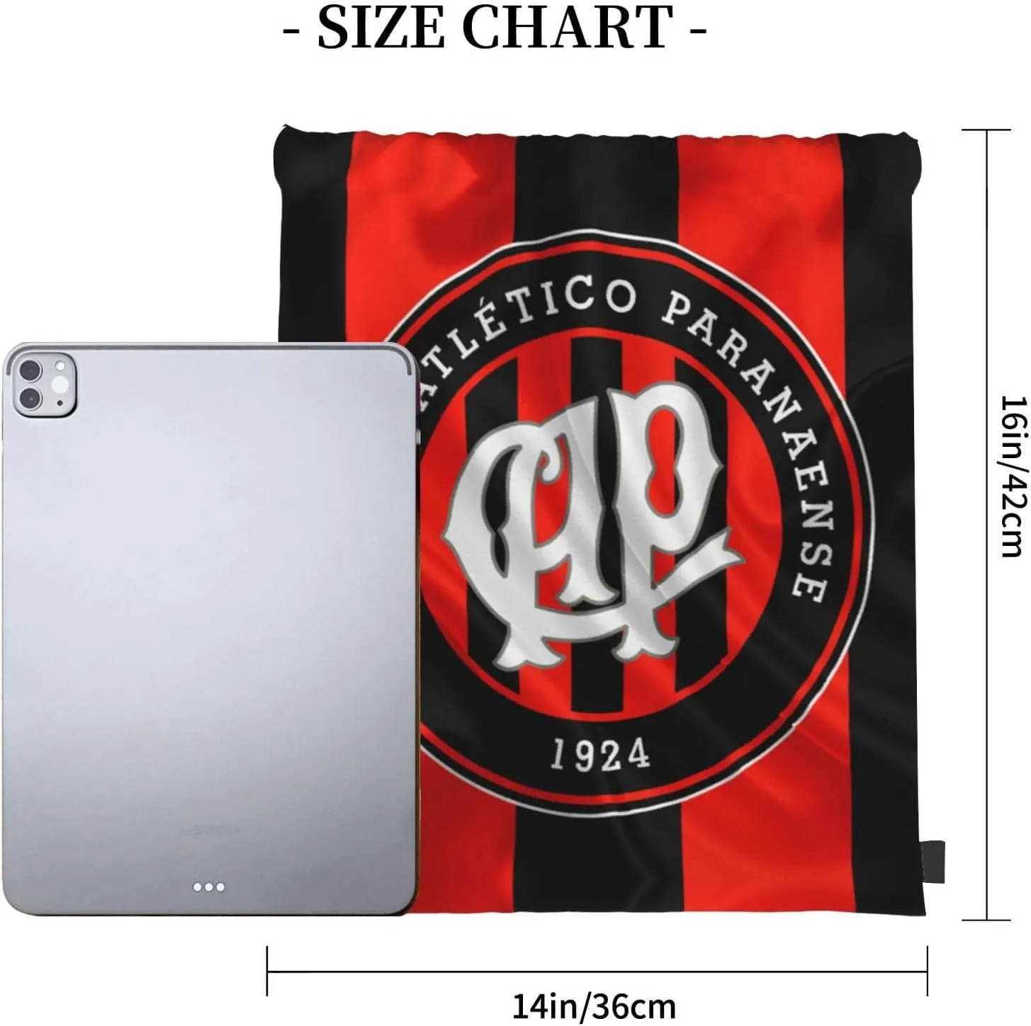 Clube Atlético Paranaense Unisex Adult Shoulders Bag Backpack Drawstring Bag for Shopping Swim Camp