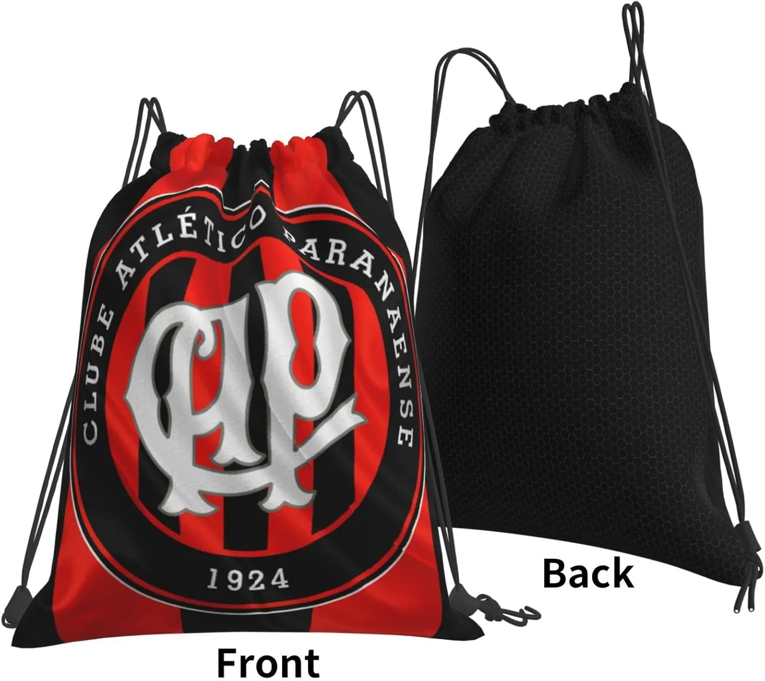 Clube Atlético Paranaense Unisex Adult Shoulders Bag Backpack Drawstring Bag for Shopping Swim Camp