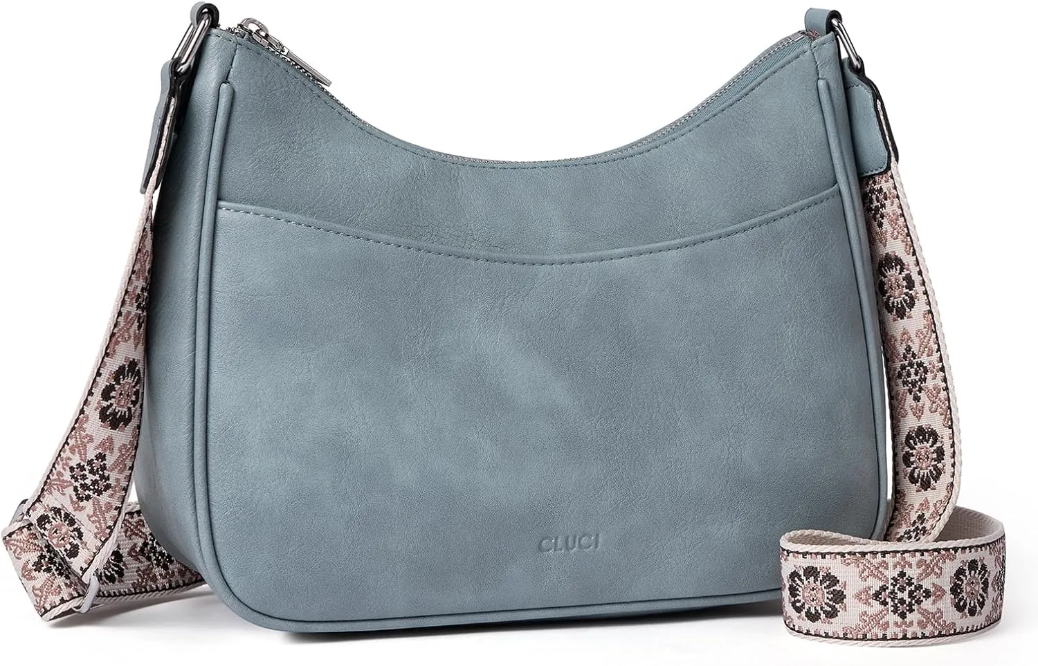 CLUCI Crossbody Bags for Women, Vegan Leather Shoulder Handbags, Purses for Women with Adjustable Wide Strap