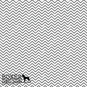 Coastal Patterns Black Chevron