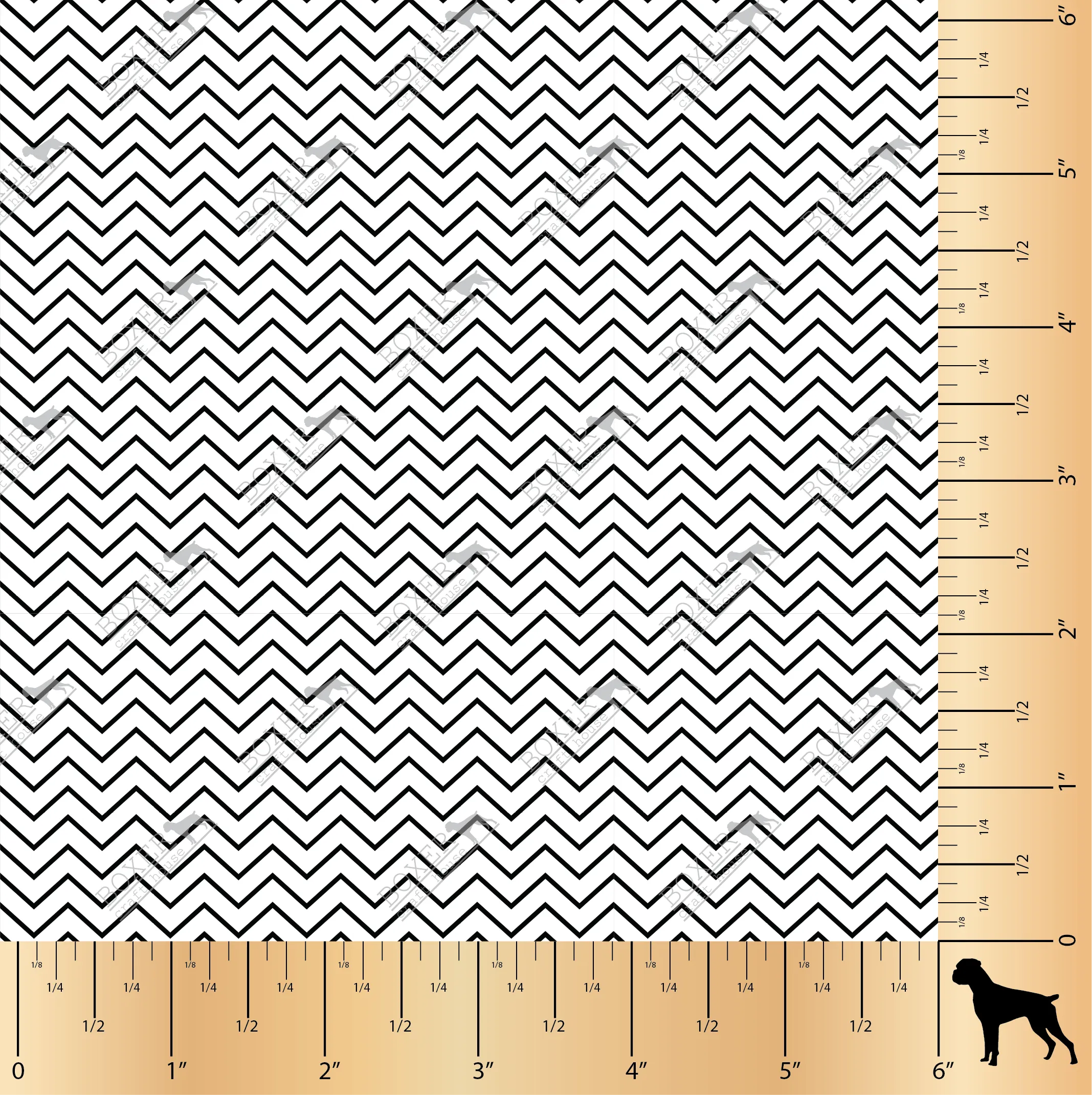 Coastal Patterns Black Chevron