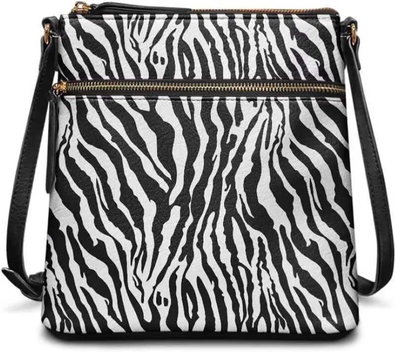 Coldinair Crossbody Purse PU with Adjustable Strap Handbags Purses Shoulder Bag Traveling Workout Crossbody Bags for Women