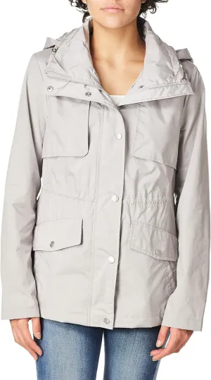 Cole Haan Women's Short Packable Rain Jacket