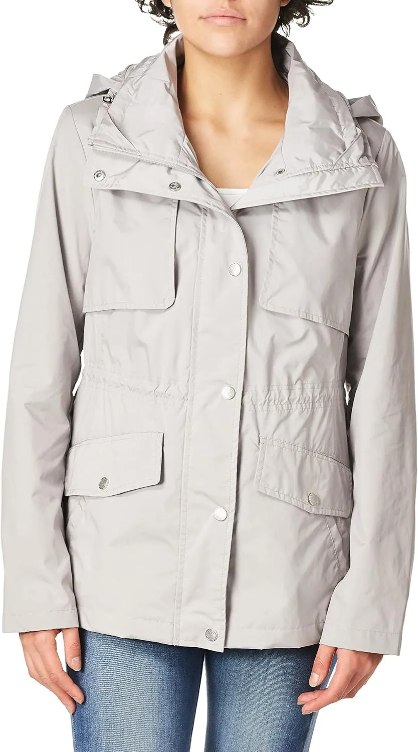 Cole Haan Women's Short Packable Rain Jacket