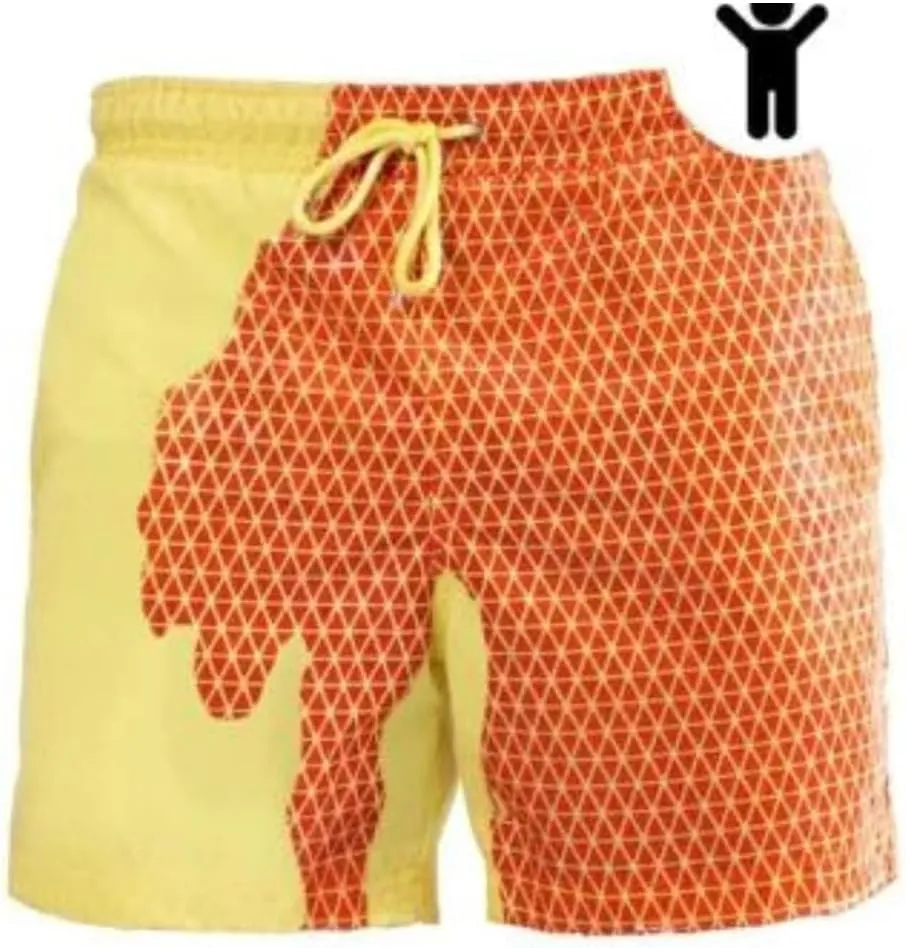 Color-Changing Men's Swim Trunks