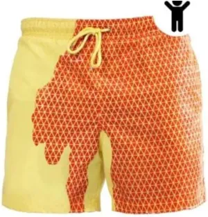 Color-Changing Men's Swim Trunks
