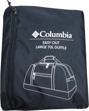Columbia Easy Out Duffle Packable Lightweight Sport Gym Travel Bag (Large, Black)