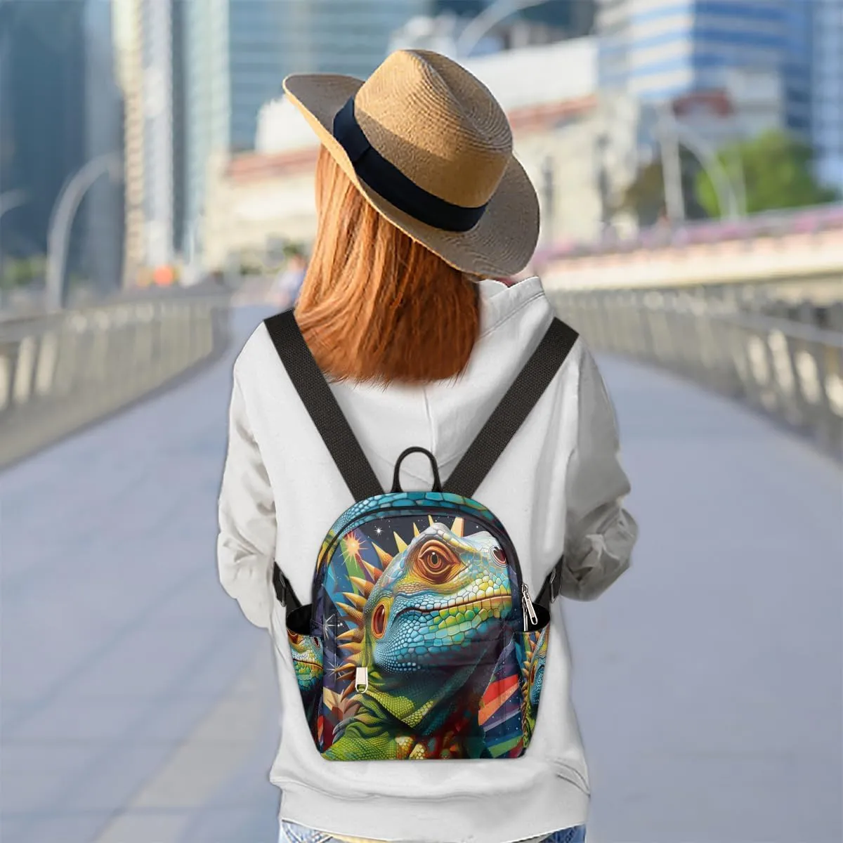 Cool Lizard Prints Mini Backpack Purse for Women Lightweight Shoulder Bag Women Shopping Backpack Small Backpacks Purse