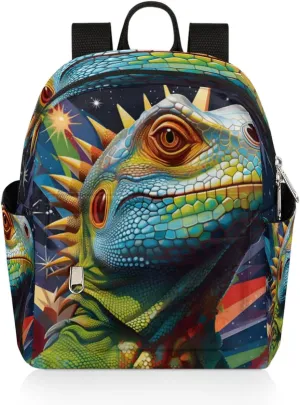 Cool Lizard Prints Mini Backpack Purse for Women Lightweight Shoulder Bag Women Shopping Backpack Small Backpacks Purse