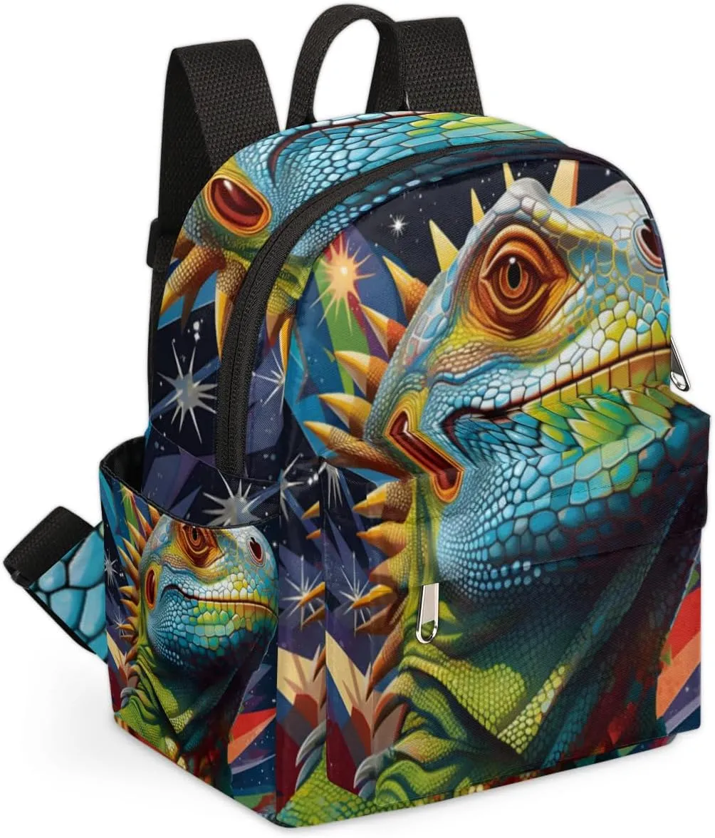 Cool Lizard Prints Mini Backpack Purse for Women Lightweight Shoulder Bag Women Shopping Backpack Small Backpacks Purse