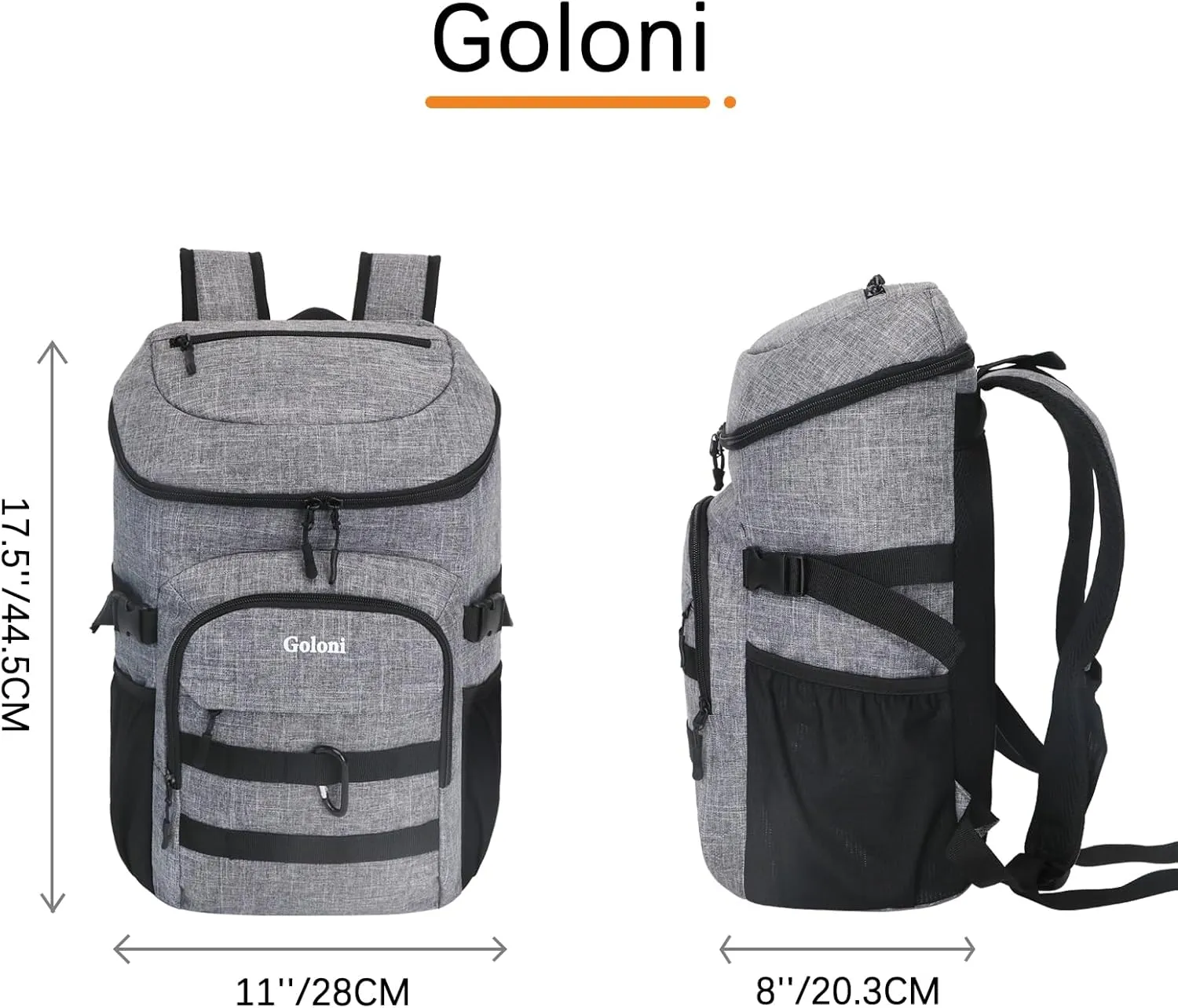 Cooler Backpack Insulated Leak Proof,Small Soft Coolers Bag for Men and Women Camping,Travel,Beach,Hiking,Picnic