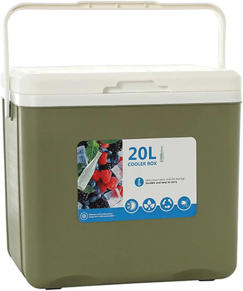 Cooler for Cadillac Brougham/Calais/CTS/De Ville/Eldorado/Fleetwood Insulated Hard Ice Box Large High-Performance Storage Box Portable Cool Picnic Box Festival Camping,C-33.5 * 25.5 * 32.5cm