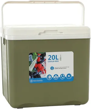 Cooler for Cadillac Brougham/Calais/CTS/De Ville/Eldorado/Fleetwood Insulated Hard Ice Box Large High-Performance Storage Box Portable Cool Picnic Box Festival Camping,C-33.5 * 25.5 * 32.5cm