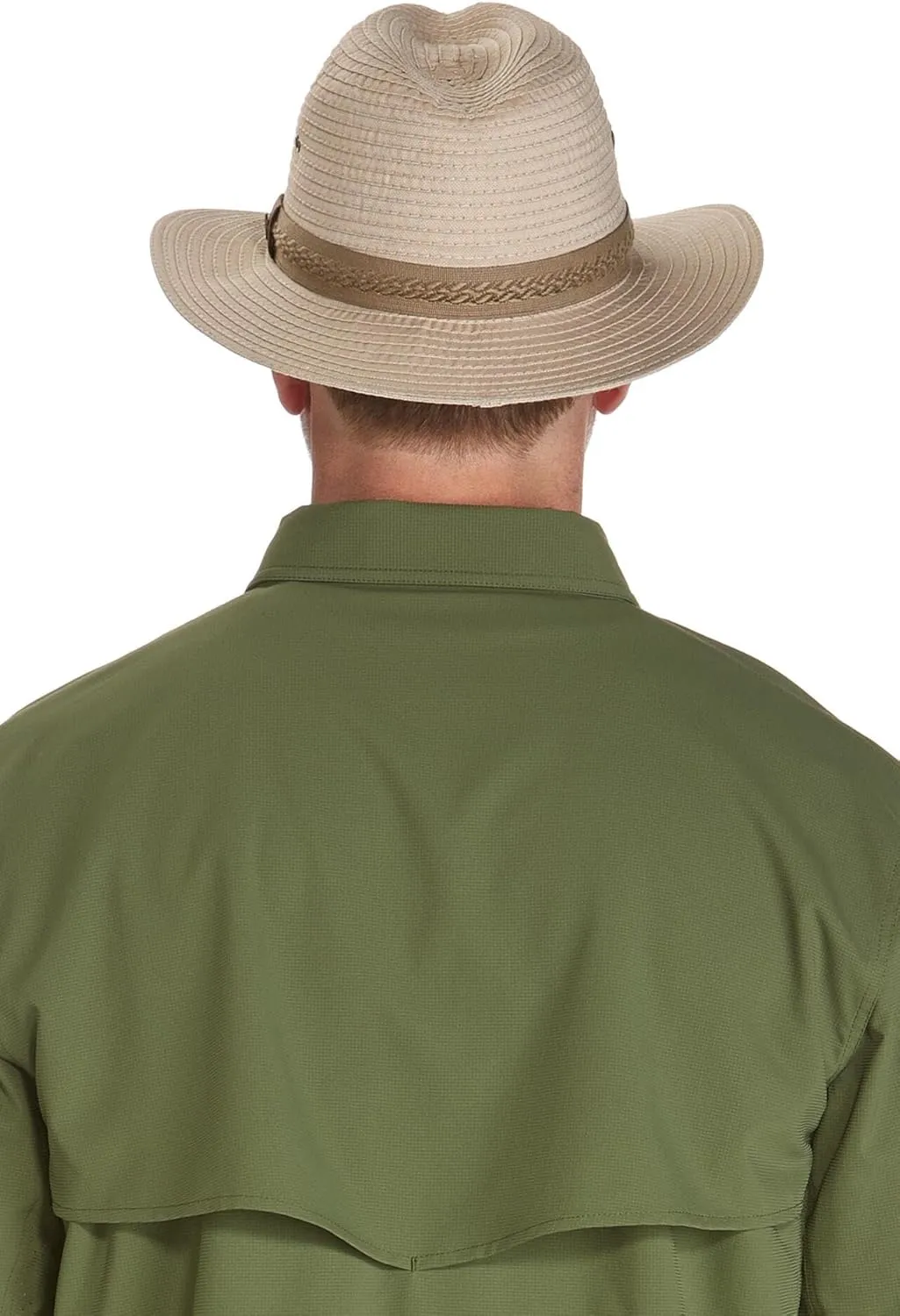 Coolibar UPF 50  Men's Holden Packable Travel Fedora - Sun Protective