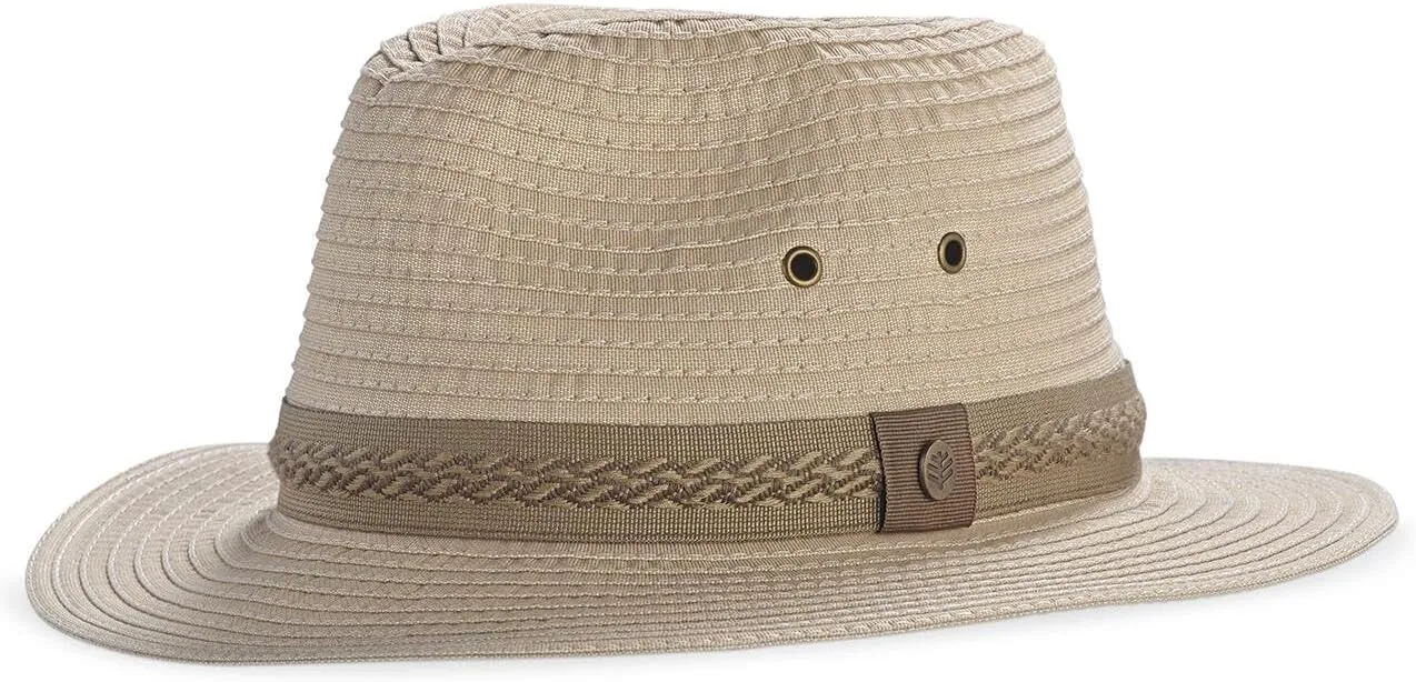 Coolibar UPF 50  Men's Holden Packable Travel Fedora - Sun Protective
