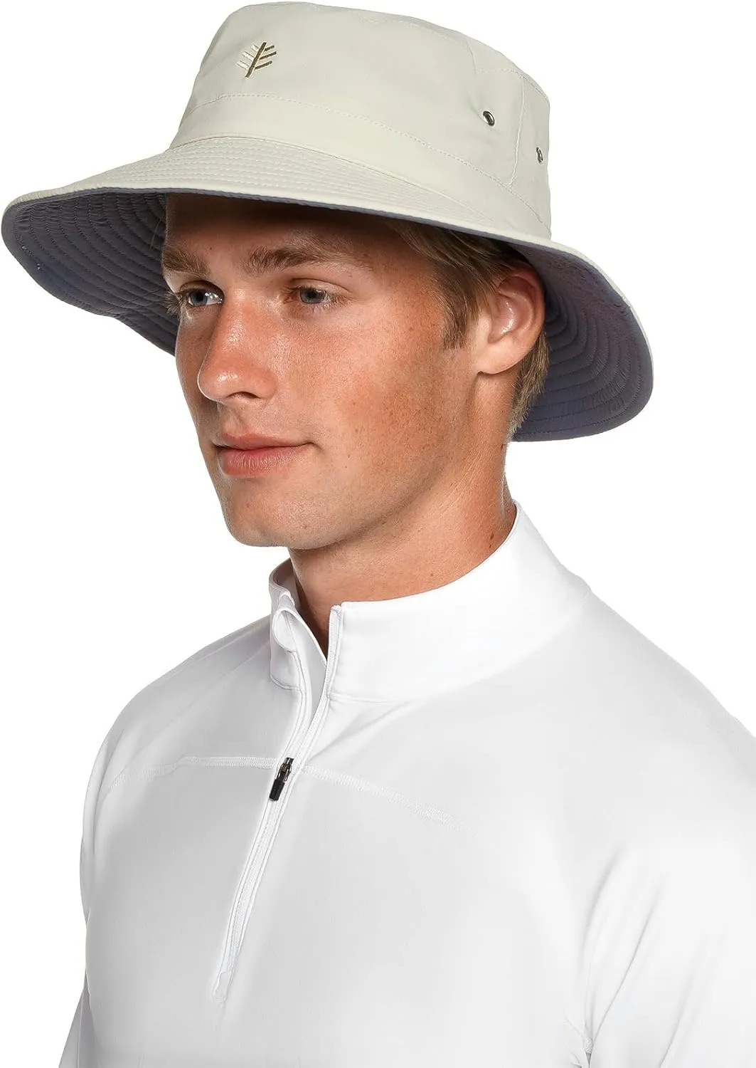 Coolibar UPF 50  Men's Nate Chlorine Resistant Bucket Hat - Sun Protective