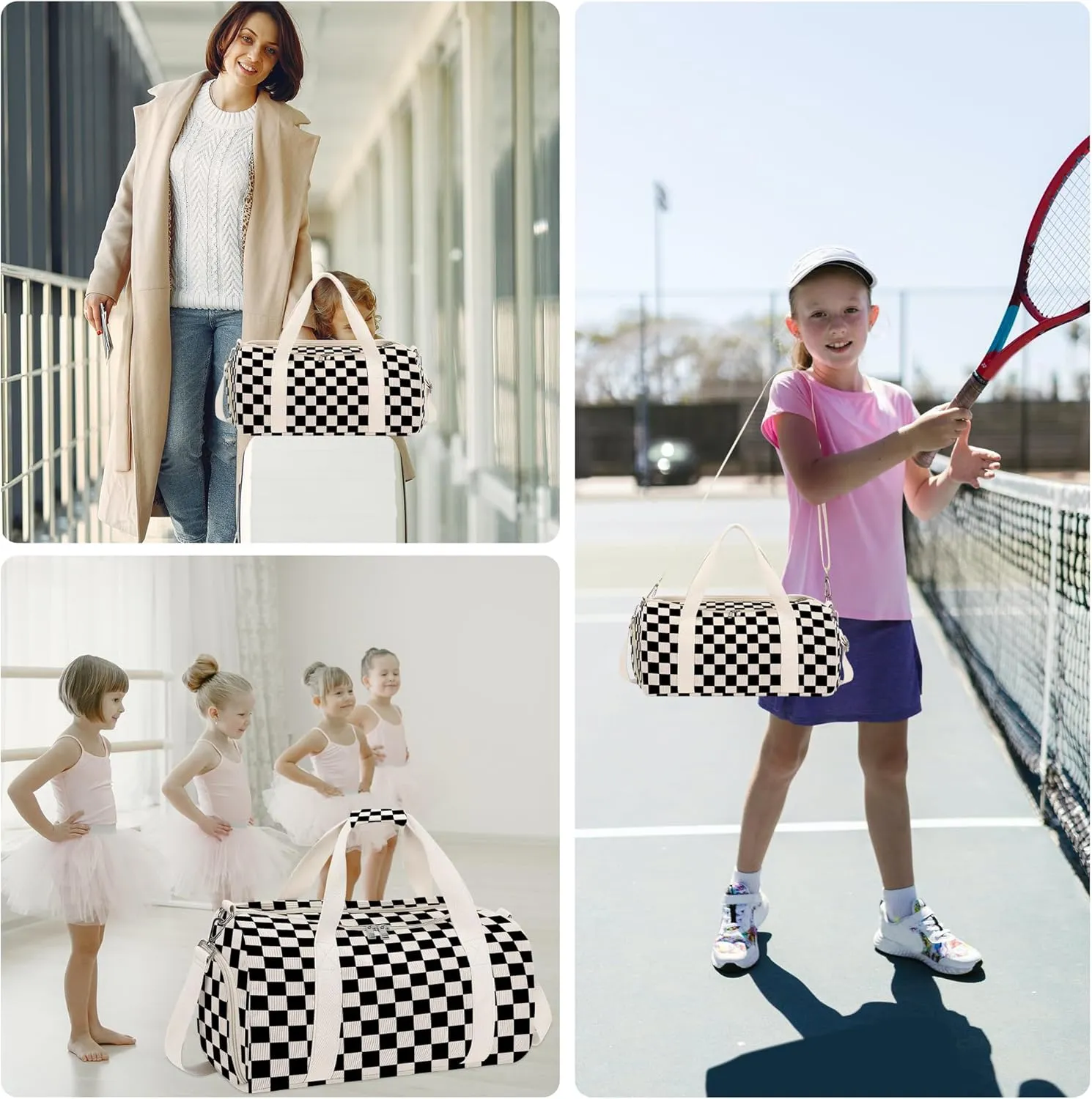 Corduroy Duffle Bag for Women,Gym Bag Girls Kids with Shoes Compartment & Wet Separation Waterproof Sports Overnight Travel Bag