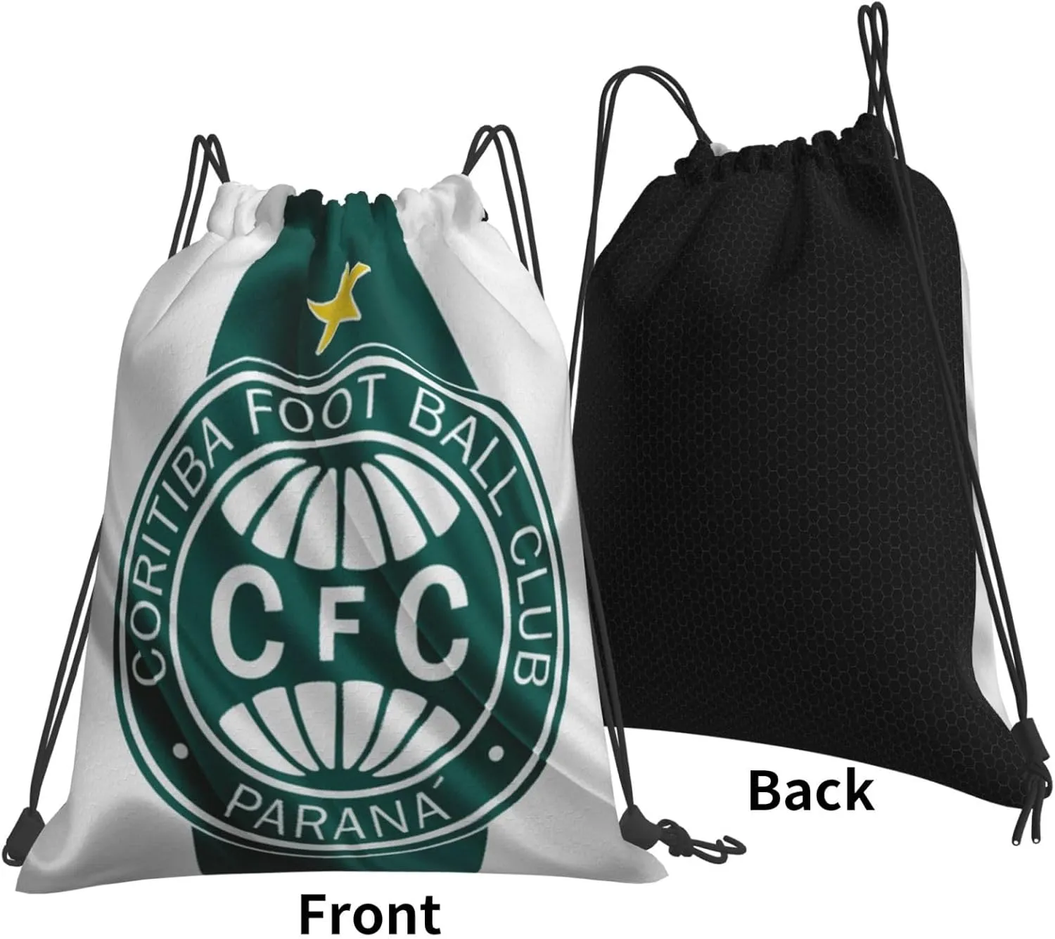 Coritiba Foot Ball Club Unisex Adult Shoulders Bag Backpack Drawstring Bag for Shopping Swim Camp