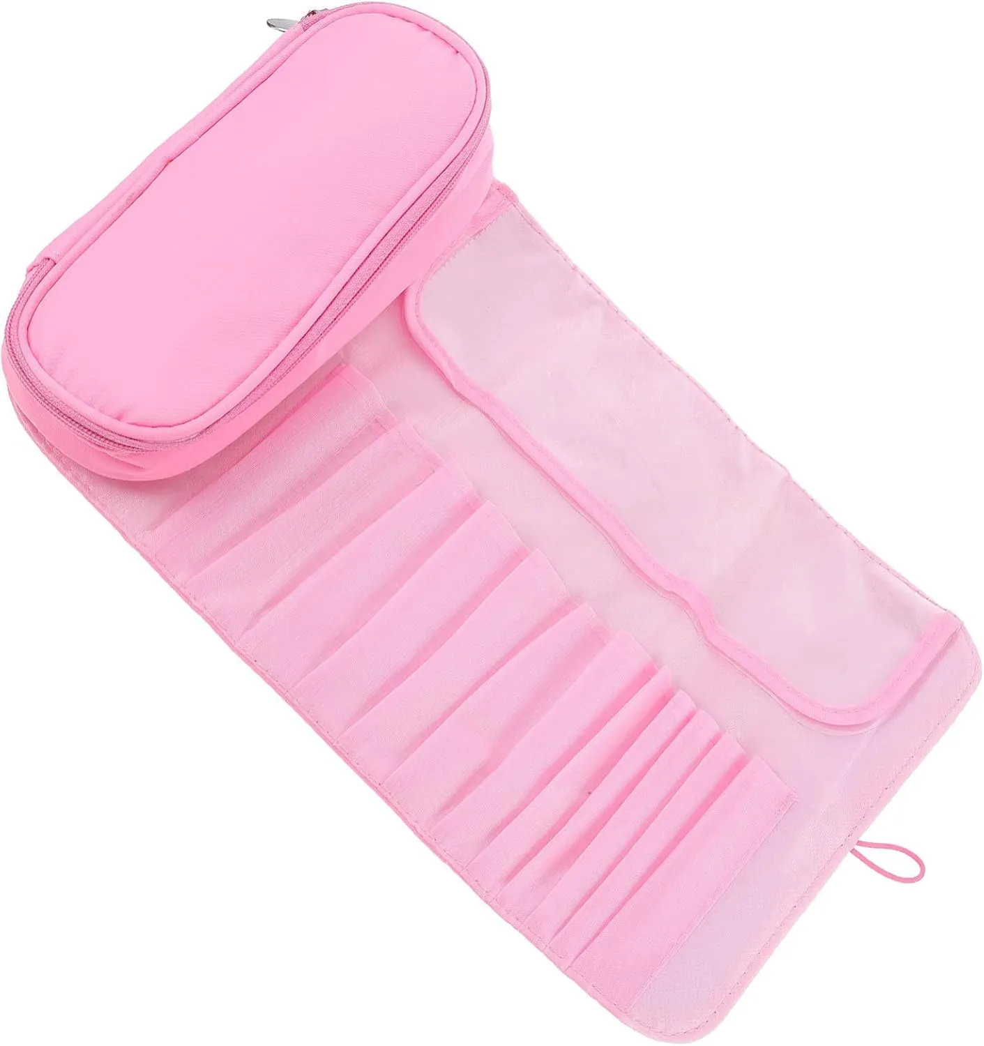 Cosmetic Brush Bag Rolling Makeup Case Organize Your Makeup on The Beauty Essential
