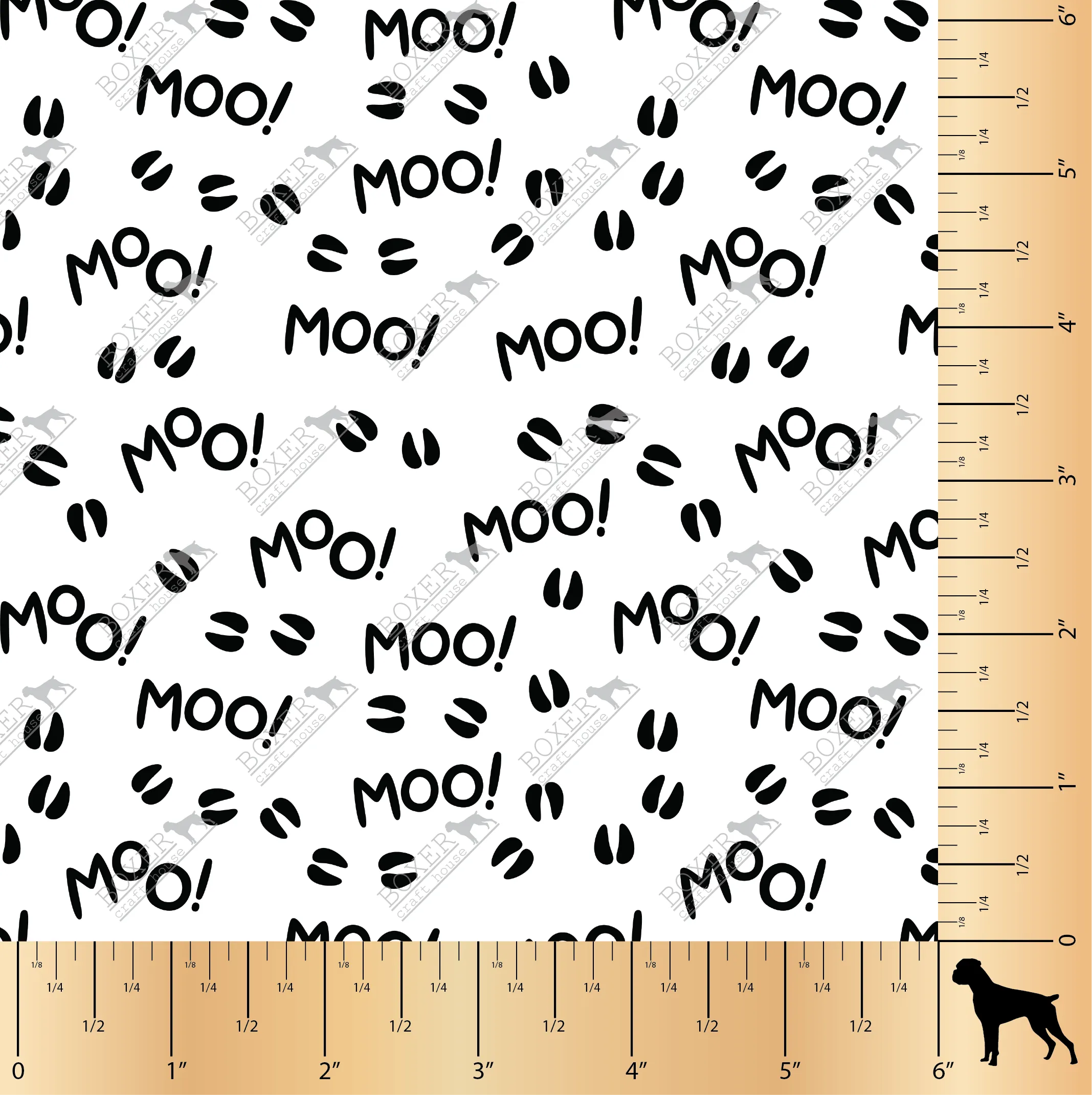 Cow Patterns Moo