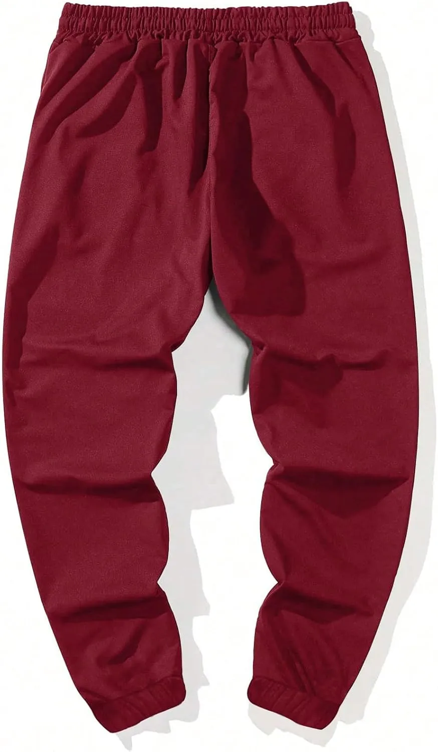 COZYEASE Men's Plaid Letter Print Sweatpants Drawstring Waist Tie Front Jogger Pants with Pocket