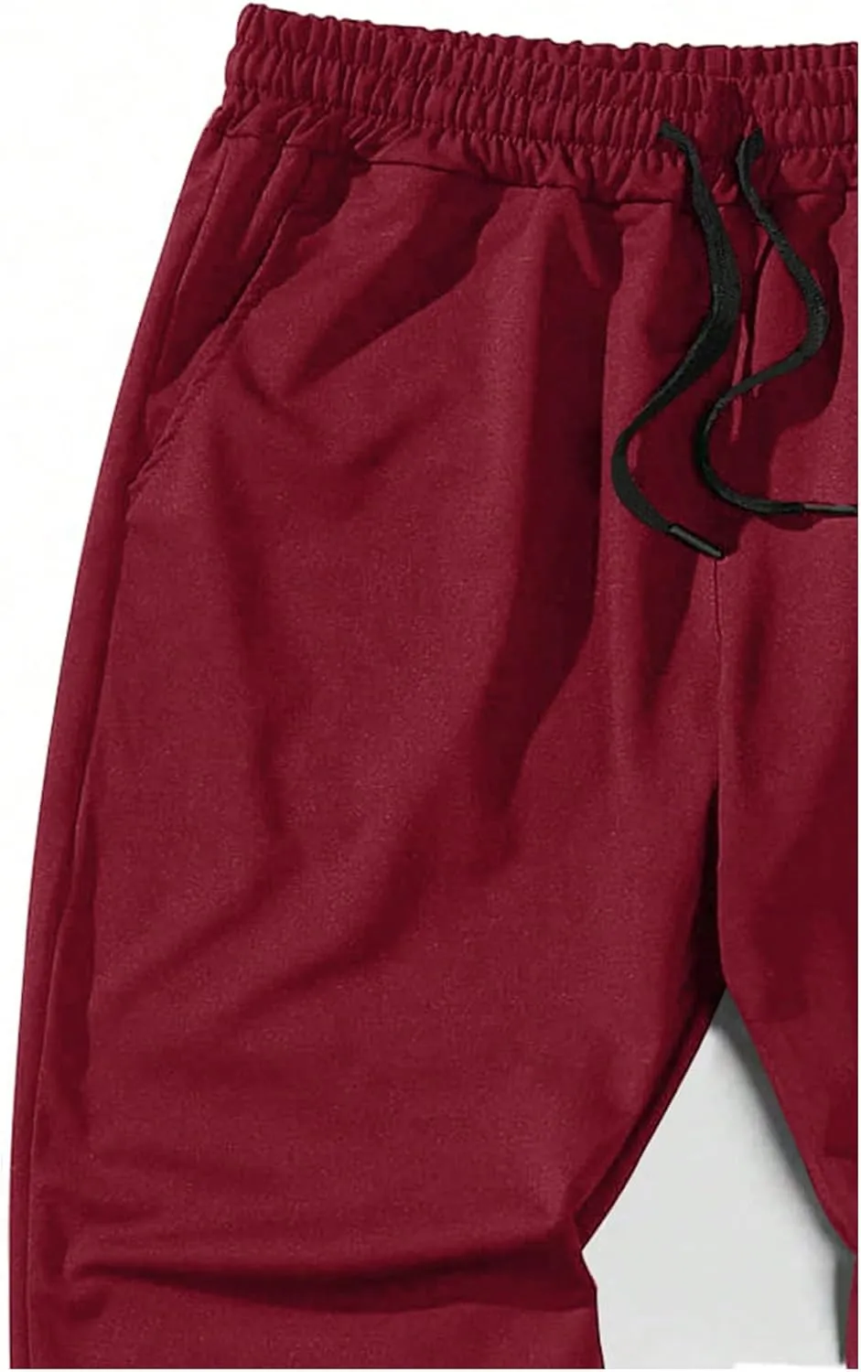 COZYEASE Men's Plaid Letter Print Sweatpants Drawstring Waist Tie Front Jogger Pants with Pocket