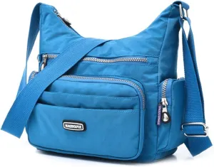 Crossbody Bag for Women with RFID Purses Multi Pocket Shoulder Bag Waterproof Purses and Handbags Pocketbooks