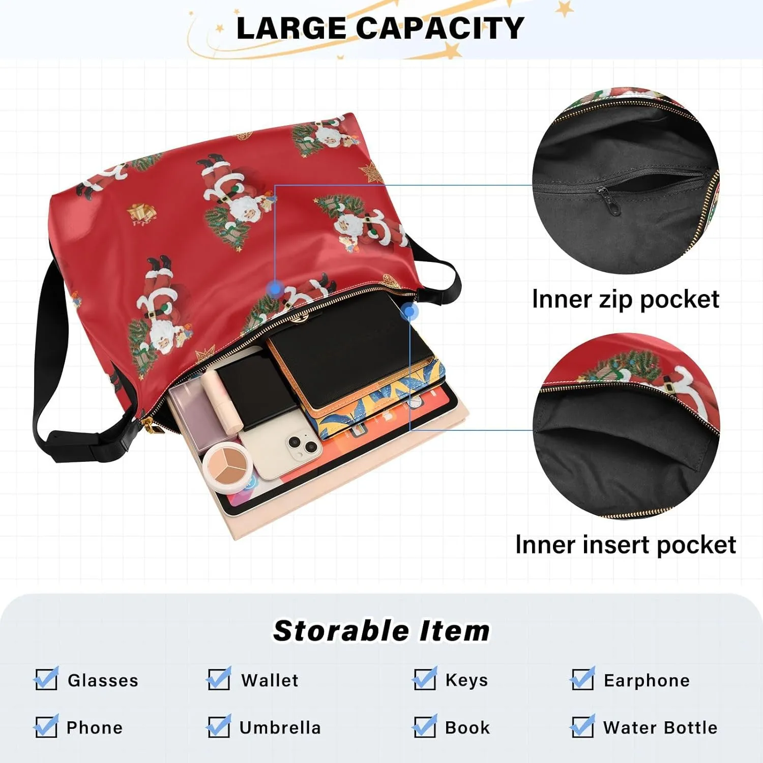 Crossbody Bags for Women Vegan Leather Shoulder Handbag Purses for Women with Adjustable Wide Strap Patternt 1