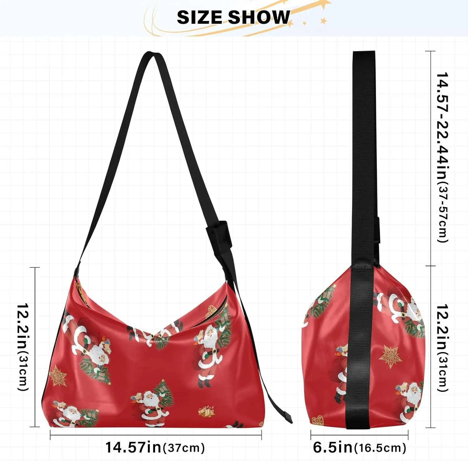 Crossbody Bags for Women Vegan Leather Shoulder Handbag Purses for Women with Adjustable Wide Strap Patternt 1