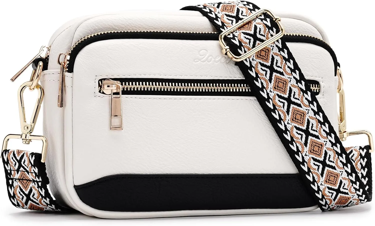 Crossbody Bags for Women Vegan Leather Shoulder Handbags Purses for Women with Adjustable Wide Strap