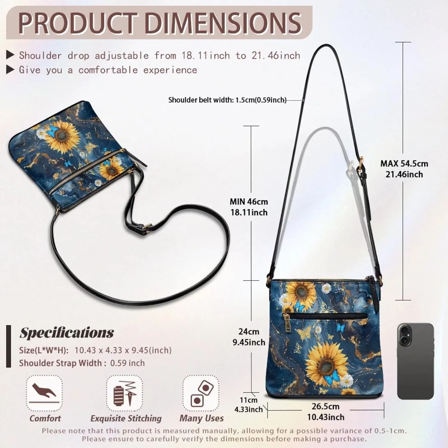 Crossbody Purses for Women Ladies Shoulder Sling Bag Leather Handbag Crossbody Small Purses Hobo Bag