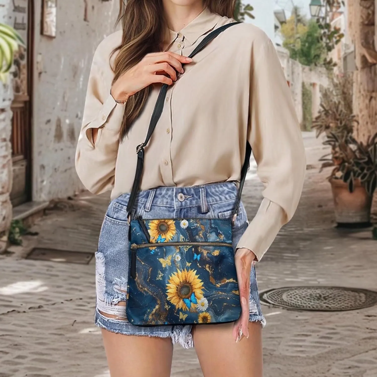 Crossbody Purses for Women Ladies Shoulder Sling Bag Leather Handbag Crossbody Small Purses Hobo Bag