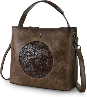 Crossbody Purses for Women Medium Shoulder Bag Vegan Leather Ladies Handbags