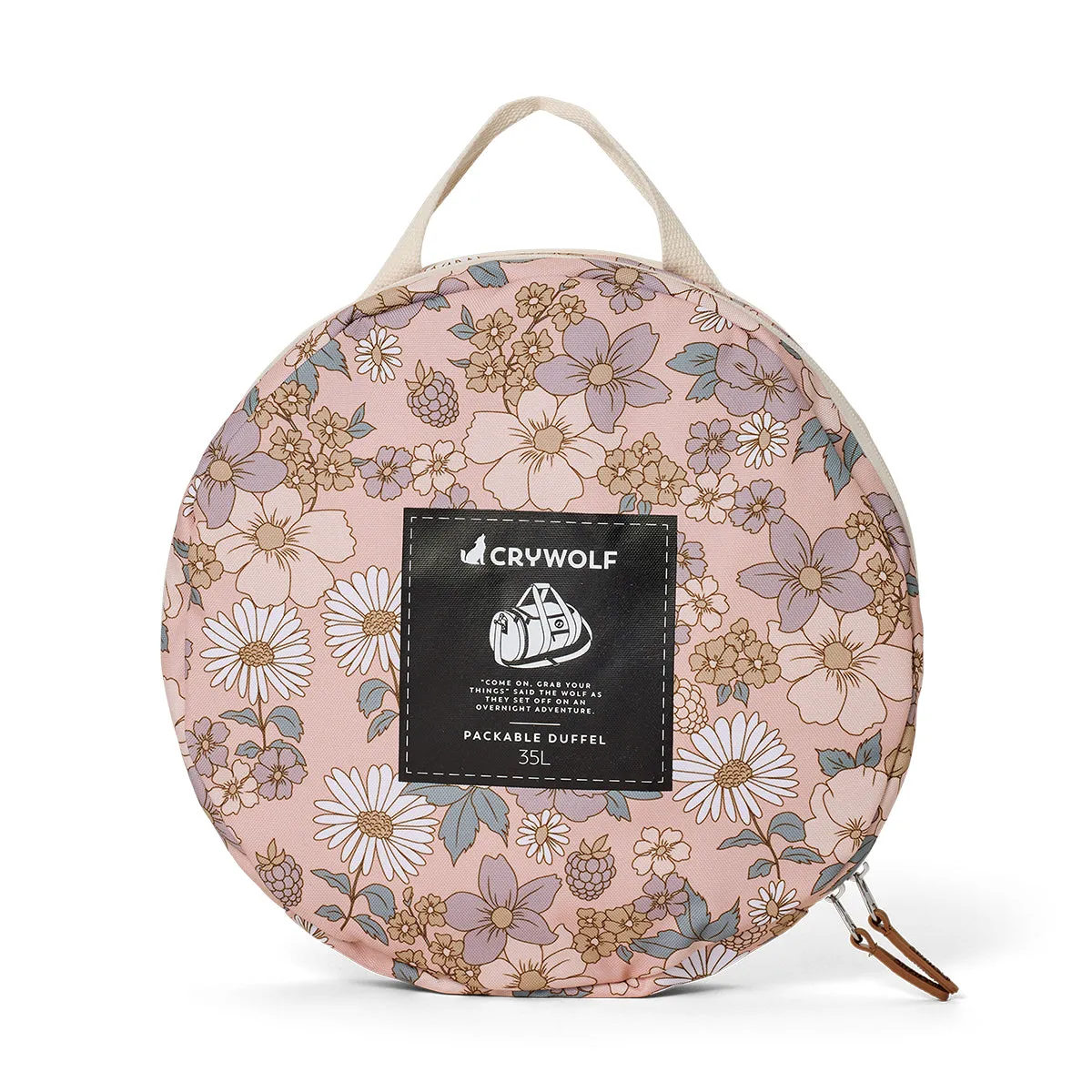 CRYWOLF - PACKABLE DUFFLE: DAISY FLORAL