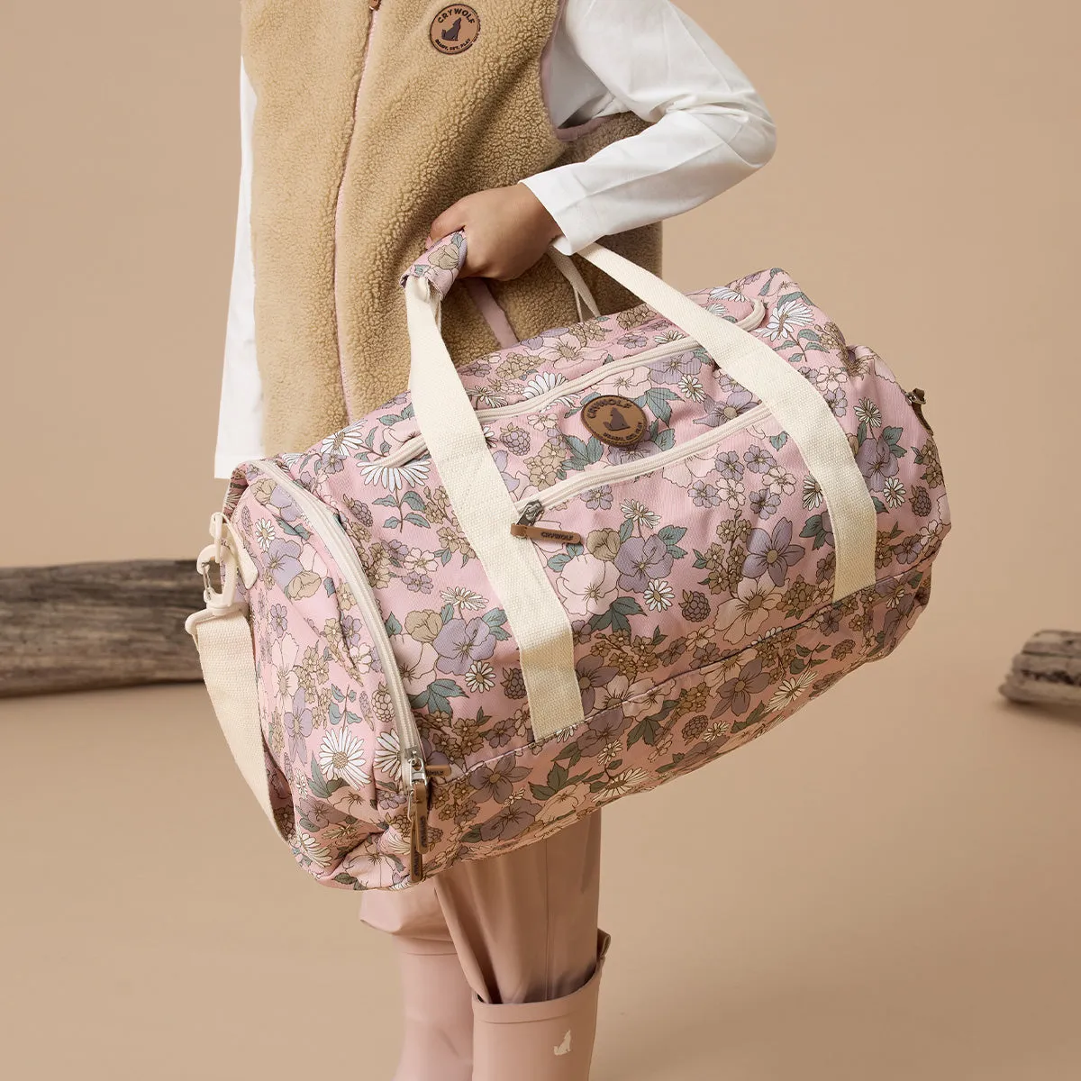 CRYWOLF - PACKABLE DUFFLE: DAISY FLORAL