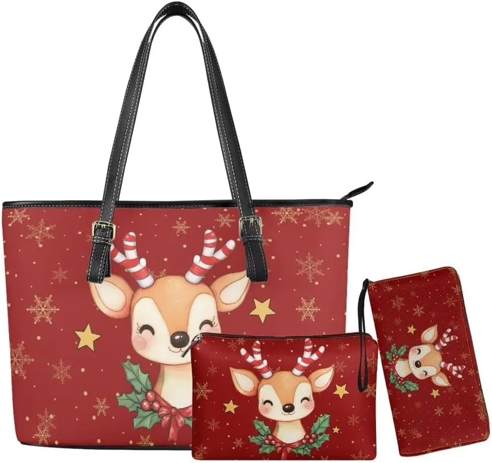 Custom Handbag and Wallet Set for Women,Handbags and Purses Wallet for Women,Personalized Work Tote Bag