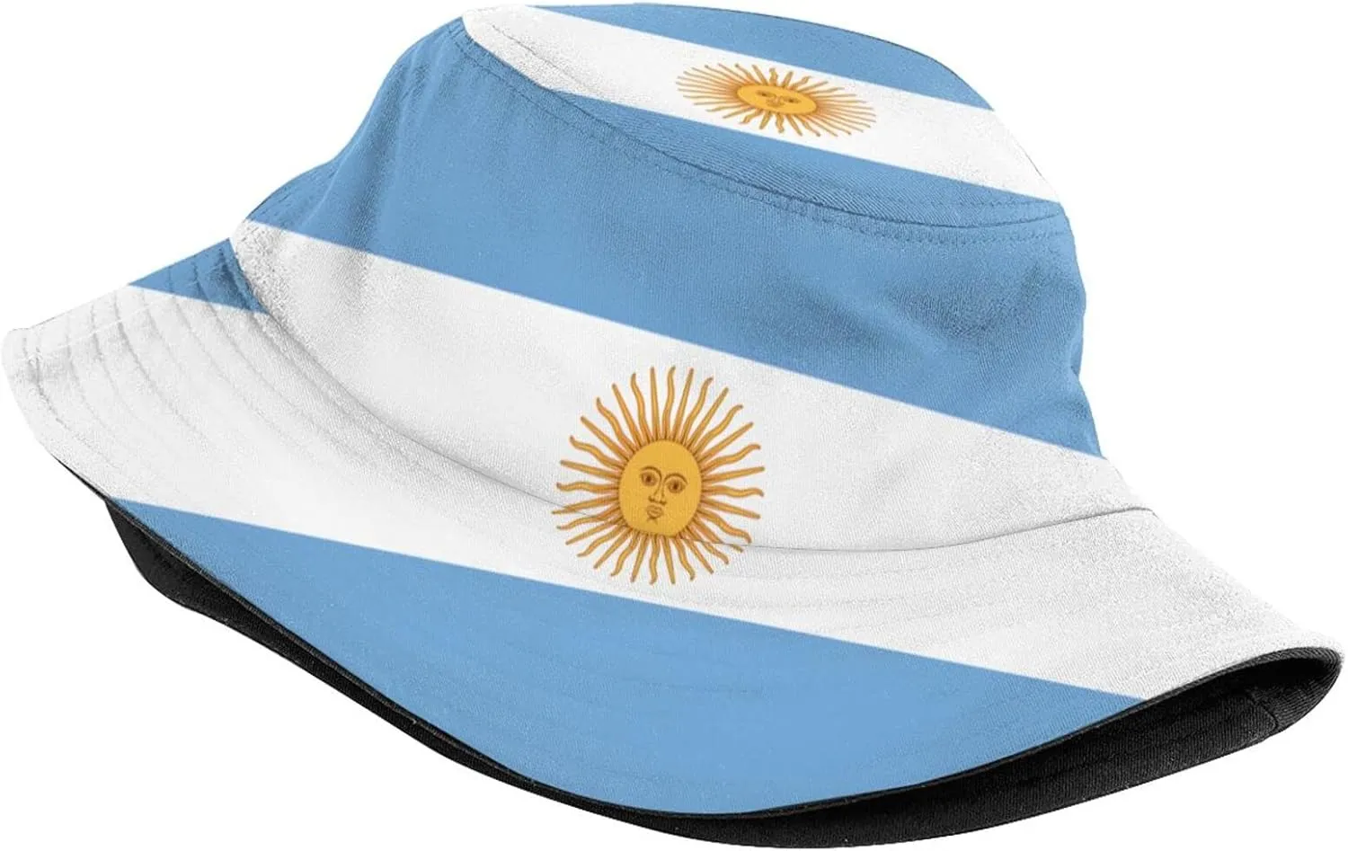 Cute Funny Flag Bucket Hat Packable Fashion Sun Cap Outdoor Flag Fisherman Hat for Women Men Boys Girls