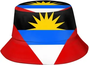Cute Funny Flag Bucket Hat Packable Fashion Sun Cap Outdoor Flag Fisherman Hat for Women Men Boys Girls