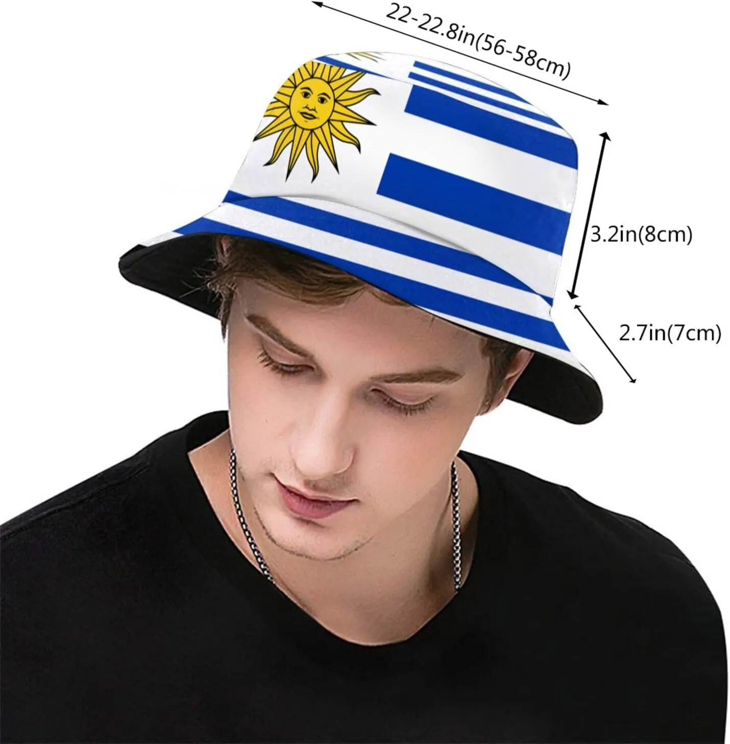 Cute Funny Flag Bucket Hat Packable Fashion Sun Cap Outdoor Flag Fisherman Hat for Women Men Boys Girls