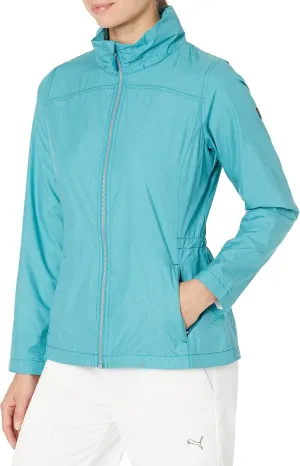 Cutter & Buck Women's Blue Carolina Panthers Packable Full-Zip Weathertec Jacket