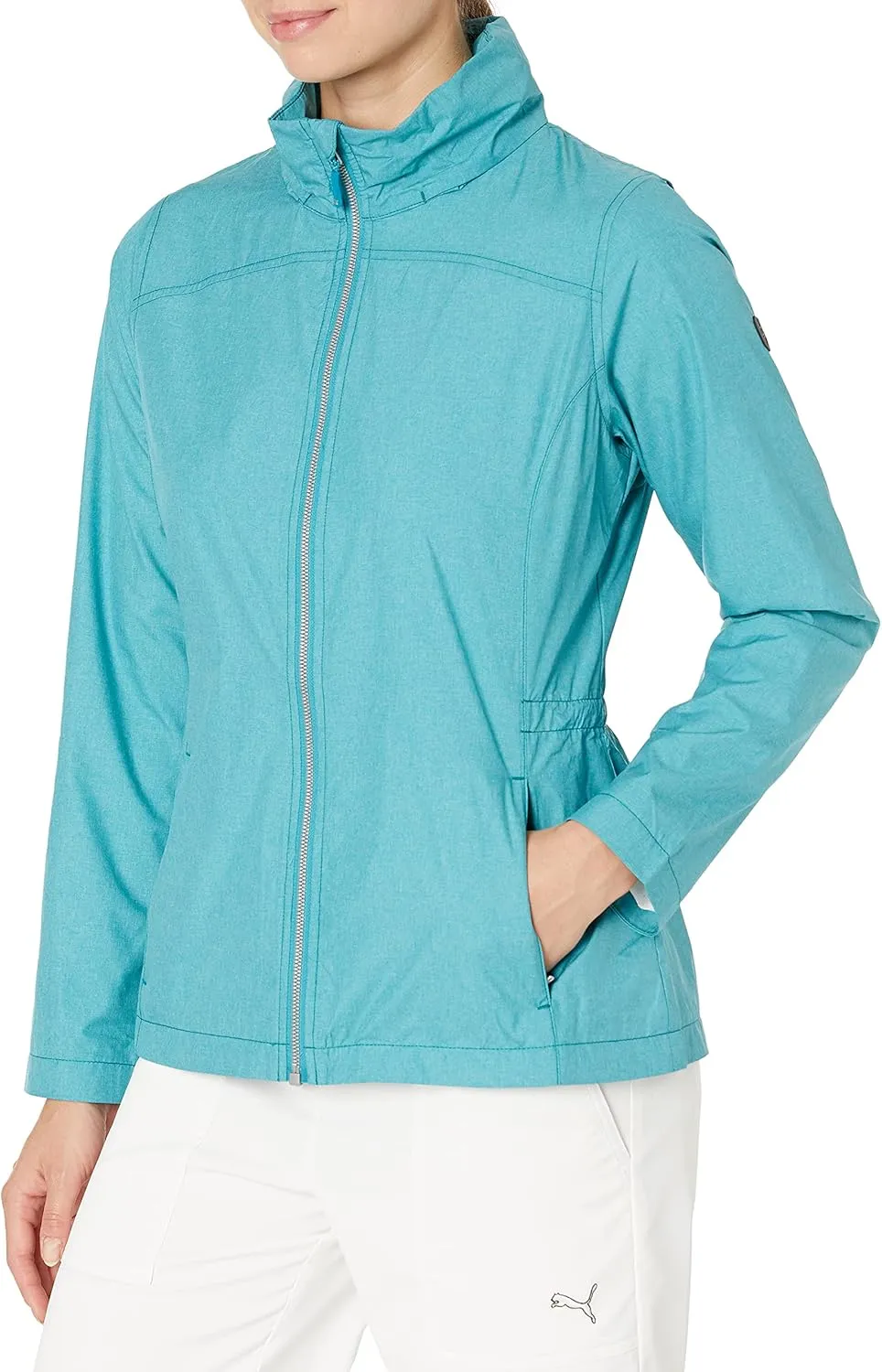 Cutter & Buck Women's Blue Carolina Panthers Packable Full-Zip Weathertec Jacket