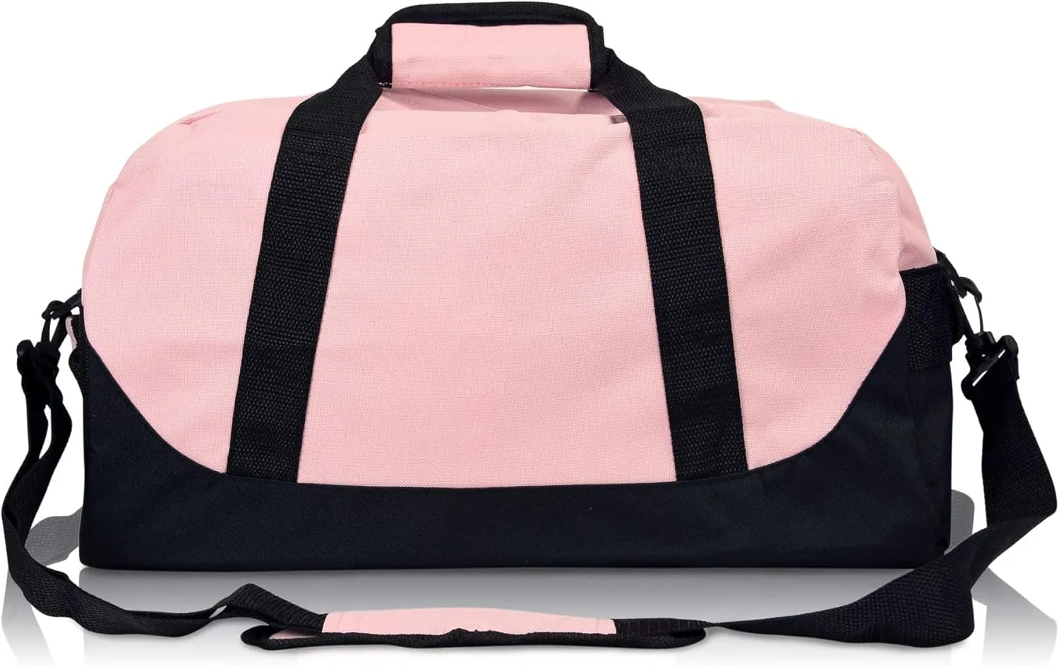 DALIX 18" Two Tone Duffle Bag Medium Black Red Blue Gold Pink Purple Gray