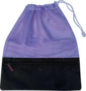 Dansbagz By Danshuz Women's Mesh Shoe Bags, Purple, OS