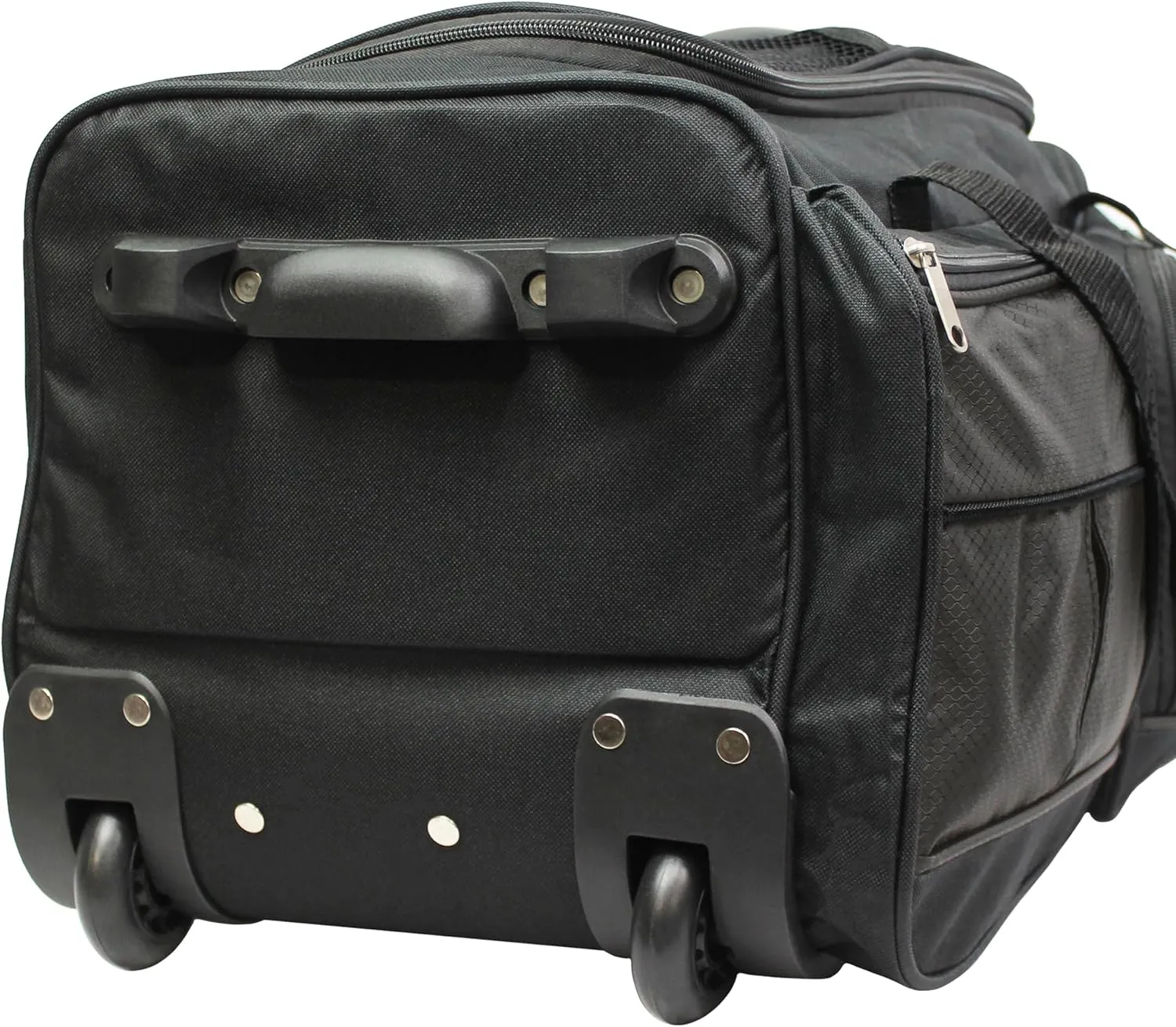 Dejuno 28-Inch Rolling Duffle Bag, Charcoal, Large