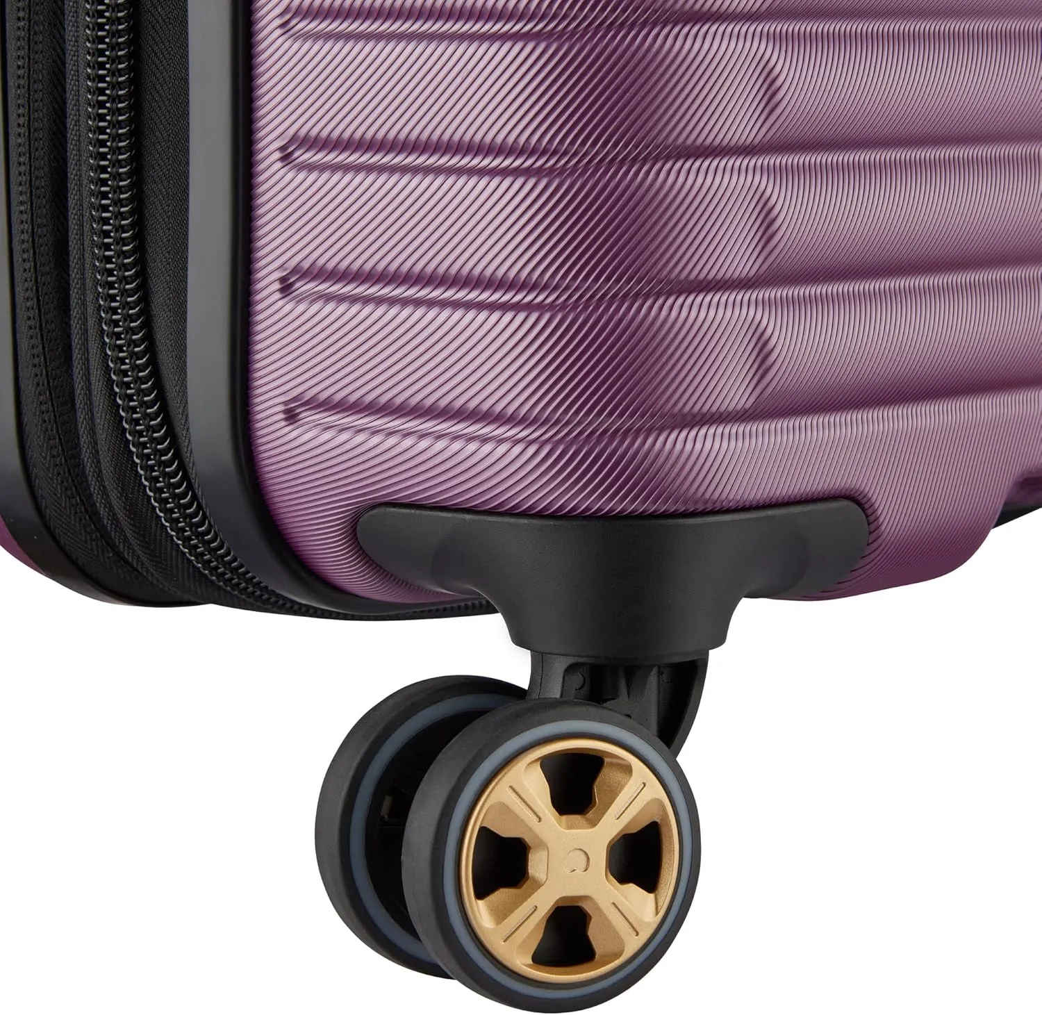 DELSEY PARIS Cruise 3.0 Hardside Expandable Luggage with Spinner Wheels, Plum, Carry on 21 Inch
