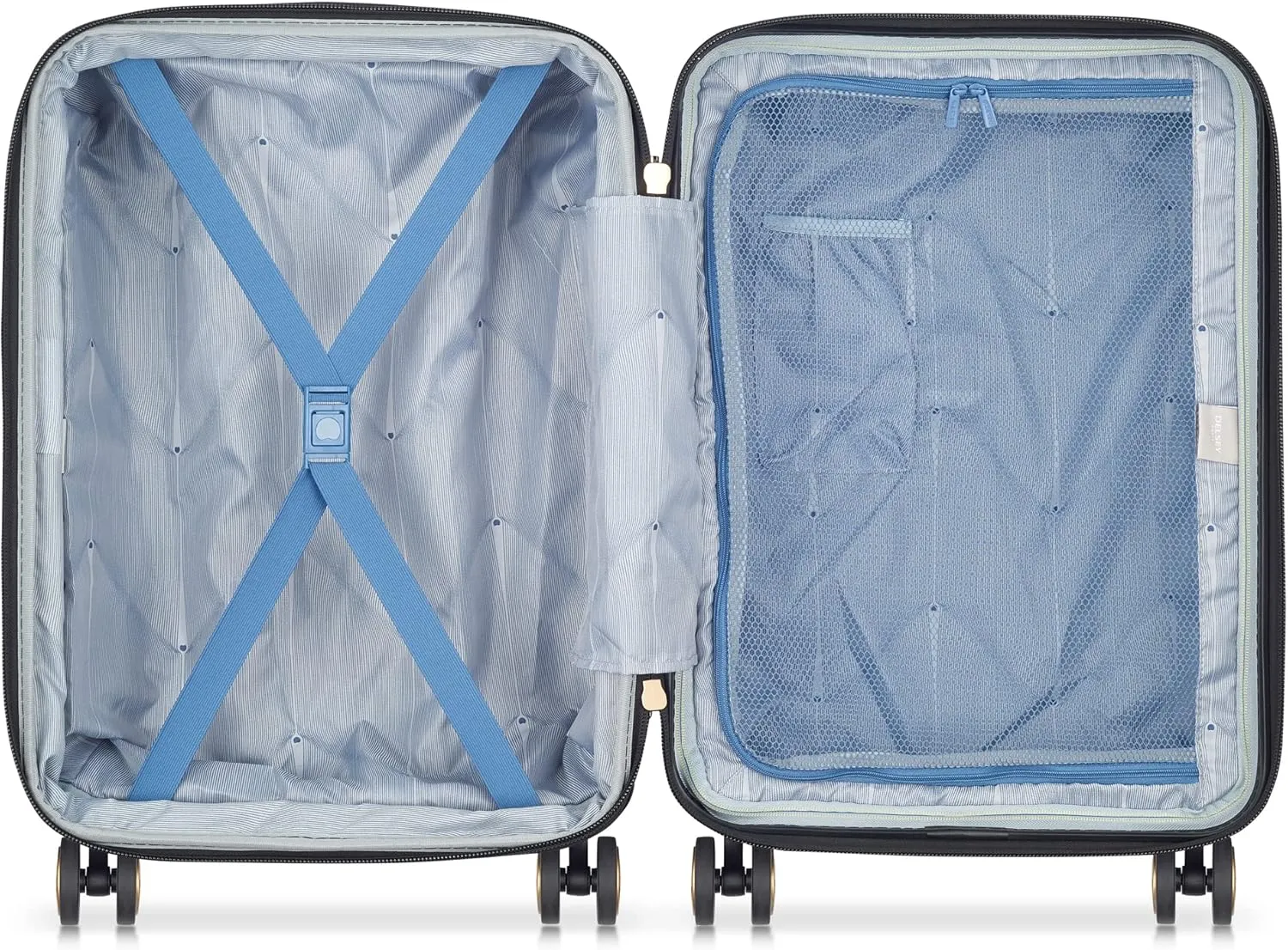 DELSEY PARIS Cruise 3.0 Hardside Expandable Luggage with Spinner Wheels, Plum, Carry on 21 Inch
